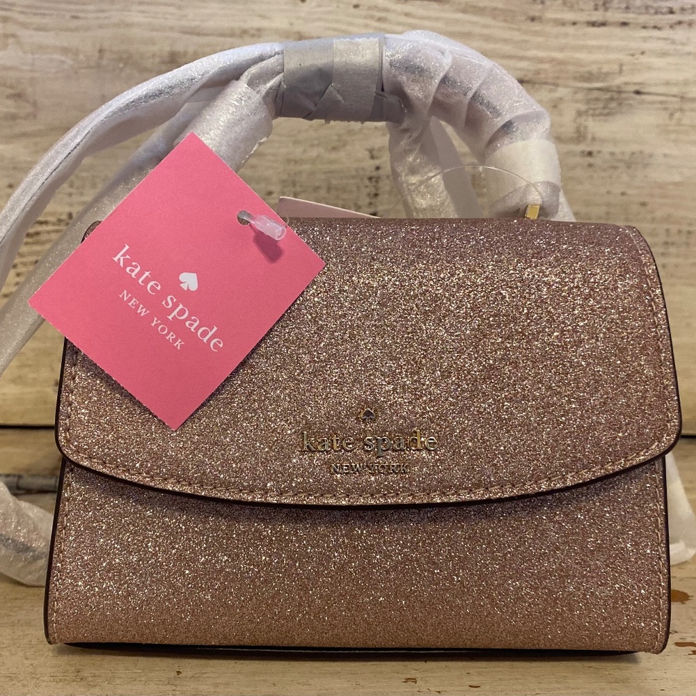 Kate Spade Darcy glitter micro satchel